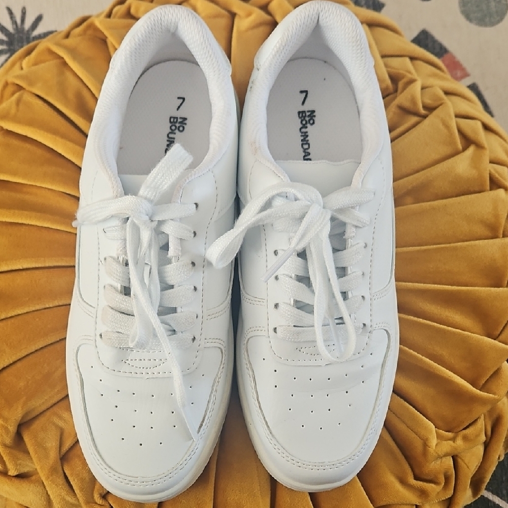 No Boundaries White Sneakers